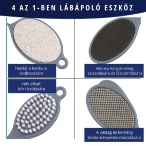 4 az 1-ben pedikűreszköz – SoftFeet - Image 6
