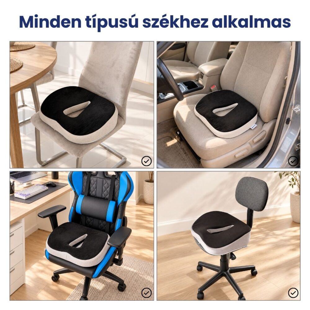 ComfortSit étkezőszéken, irodai széken, gamer széken és autóülésen