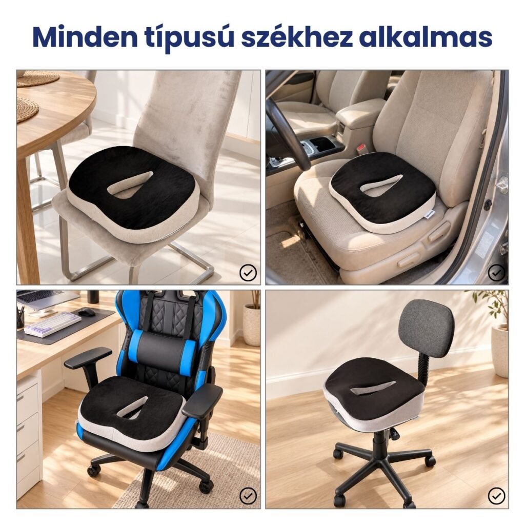 ComfortSit étkezőszéken, irodai széken, gamer széken és autóülésen